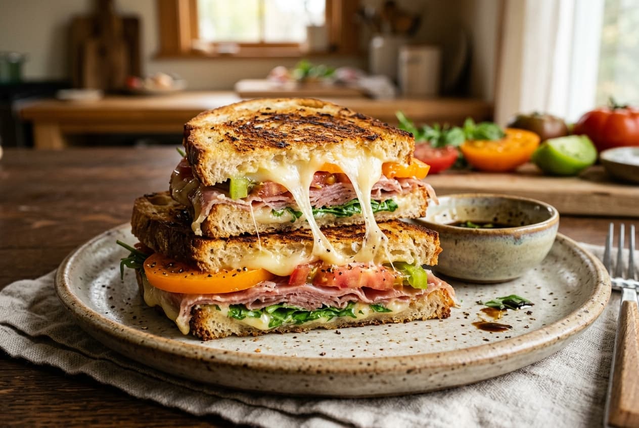 Sourdough Prosciutto Melt
